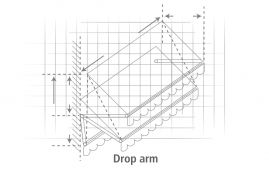 DROP ARM AWNING