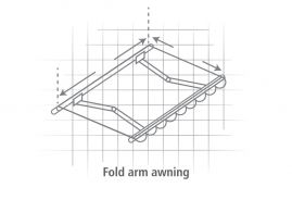 FOLD ARM AWNING