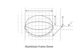 ALLUMINIUM FRAME DOME