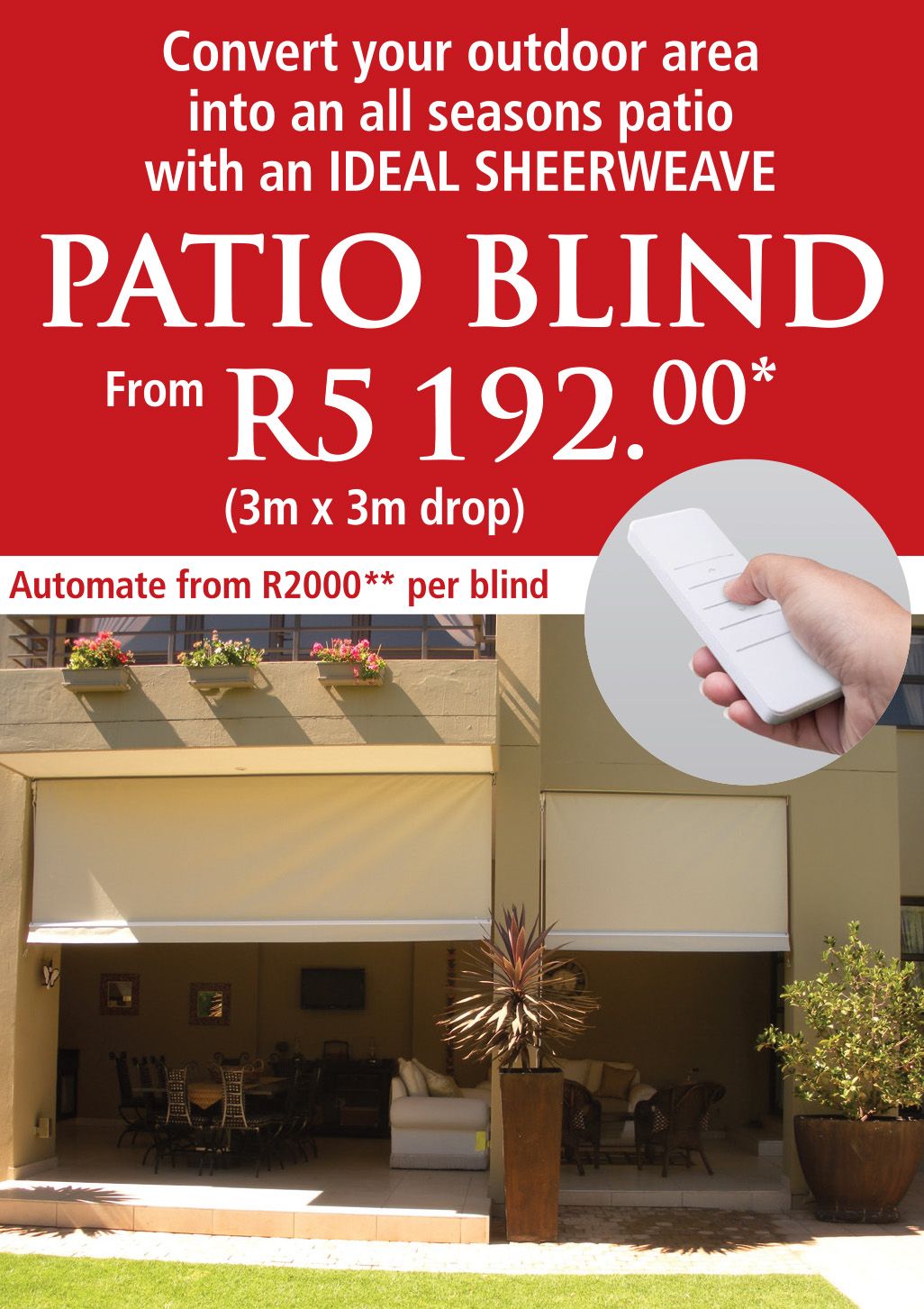 Ideal Patio Blind Promo April2019 Img01